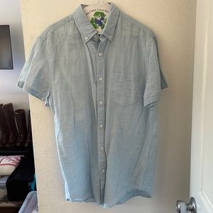J.Crew men’s Irish Linen shirt M